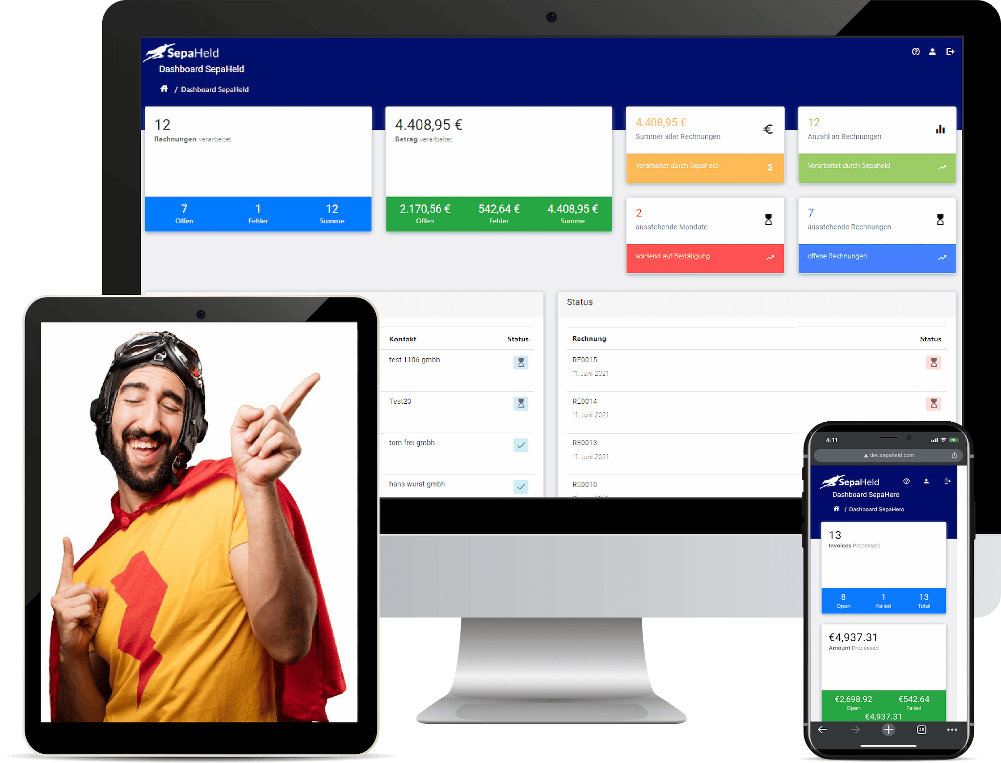 Sepaheld - Lastschrift Einzug automatisieren mit Lexoffice oder Sevdesk
